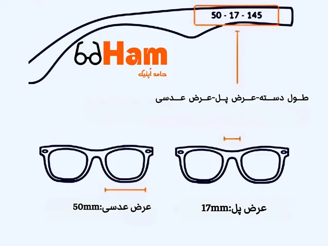 چطور بفهمیم فریم عینک برامون بزرگه یا کوچیک؟ (راهنمای تست در فروشگاه و خرید اینترنتی)